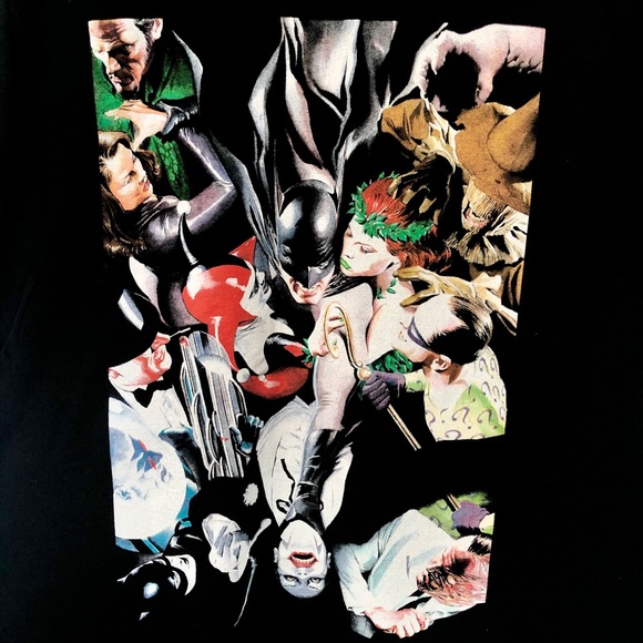 75 Years of Batman black single sided graphic tee - Picture 1 of 4